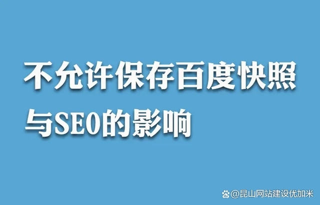 百度快照“消失”網(wǎng)站seo還能做嗎？