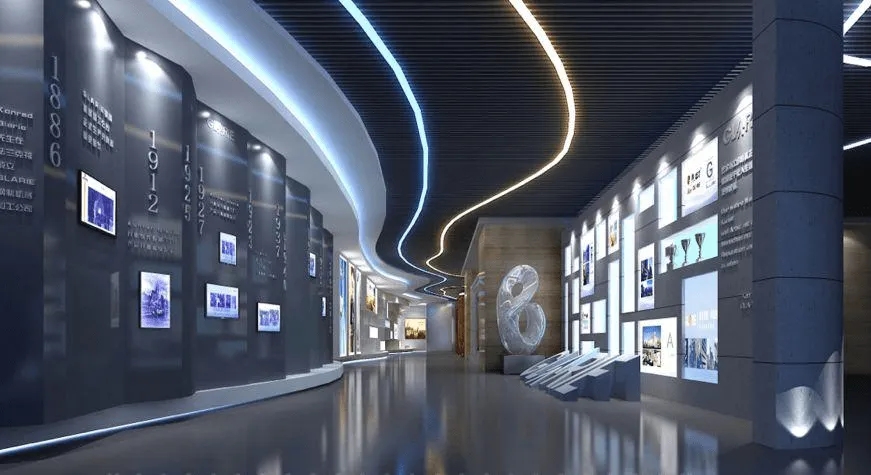 展廳設(shè)計(jì) ，展廳 ，鑫時(shí)空