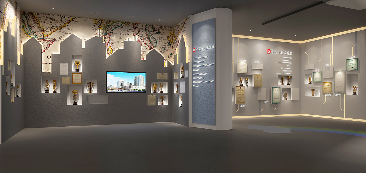 展廳設(shè)計(jì) ，展廳 ，鑫時(shí)空
